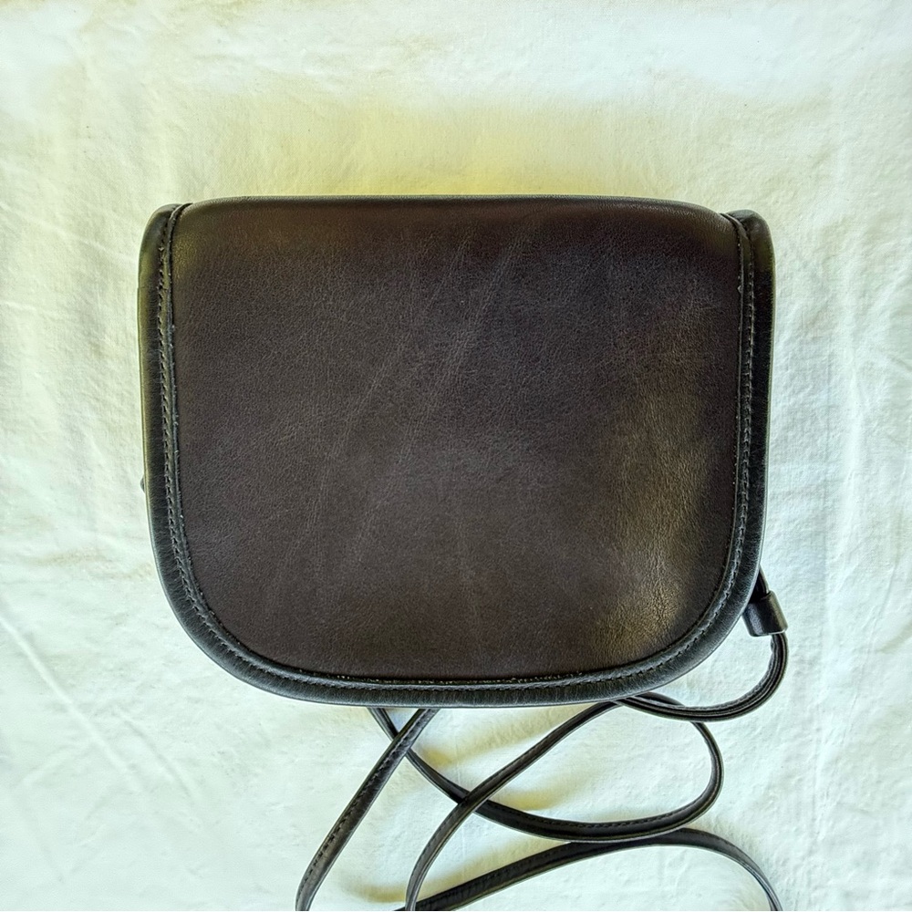 Vintage Coach (1997) Abbie Zip Crossbody Bag Black  M7M-9017 - Picture 2 of 9